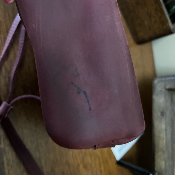 Portland Leather Merlot Cypress Crossbody Bag - Picture 3 of 3